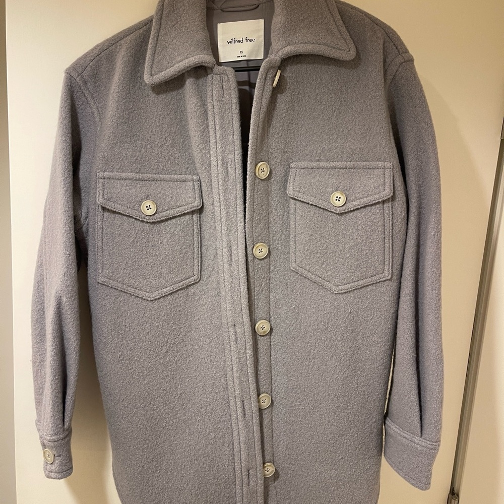 Aritzia Wilfred Free The Ganna Shirt Jacket